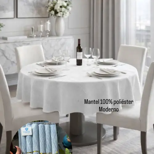 combo moderno de mantel + set de doylets que transforma cualquier espacio al instante's photo #1
