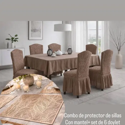 Combo protector de comedor+set d doylet moderno's photo #1