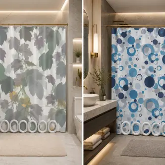 🌸Cortina de baño decorativa 2🌸's photo #1
